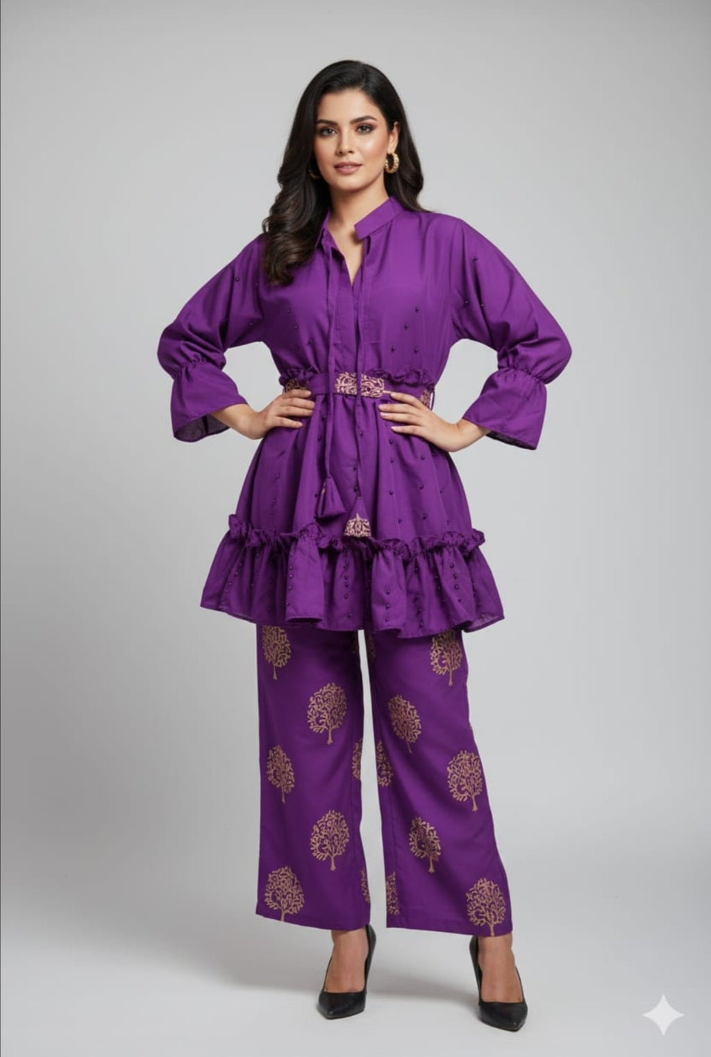 Moti charm - Western Top - Palzo ✨