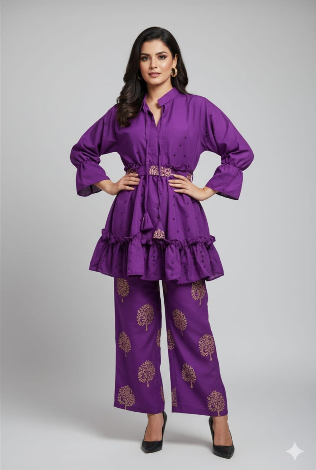 Moti charm - Western Top - Palzo ✨